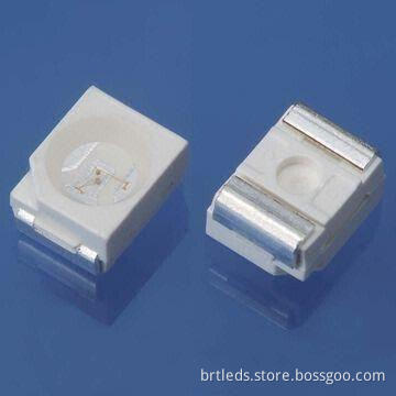Surface Mount PLCC LED, PLCC-2 Package, 1200mcd, Green SMD LEDs, 3.5 x 2.8 x 1.9mm